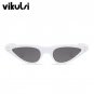 Small Triangle Sunglasses Women Retro Red Eyewear Vintage Glasses Rivet Points Brand Design Cat Eye 