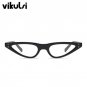 Small Triangle Sunglasses Women Retro Red Eyewear Vintage Glasses Rivet Points Brand Design Cat Eye 