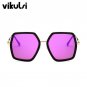Square Luxury Sun Glasses Brand Designer Ladies Oversized Crystal Sunglasses Women Big Frame Mirror 