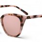 Hikulity Eyewears Vintage Cat Eye Sunglasses Women Brand Design Oversized Retro Rivet Mirror Sun Gla