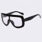 WINLA Newest Unique Women Sunglasses Square Glasses Vintage Big Frame Sun Glasses Acetate Shades Gra