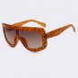 WINLA Newest Unique Women Sunglasses Square Glasses Vintage Big Frame Sun Glasses Acetate Shades Gra
