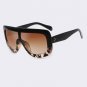 WINLA Newest Unique Women Sunglasses Square Glasses Vintage Big Frame Sun Glasses Acetate Shades Gra