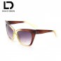 DOLCE VISION 2018 Fashion Cat Eye Sunglasses Women Sun Glasses Original Mirror Eyewear High Quality