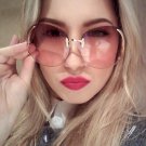 RBUDDY  Sunglasses Women Oversize Brand Designer 2017 Big Size Female Clear Lens glasses Transparent