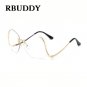 RBUDDY Sunglasses Women Oversize Brand Designer 2017 Big Size Female Clear Lens glasses Transparent