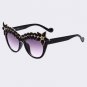Winla New Arrival Crystal Diamond Cat Eye Sunglasses Women Luxury Brand Designer Vintage Stylish Sun