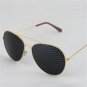 YOOSKE Holes Eyeglasses Vision Care Glasses New Fashion Retro Pinhole Sunglasses For Women Men Unise