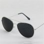 YOOSKE Holes Eyeglasses Vision Care Glasses New Fashion Retro Pinhole Sunglasses For Women Men Unise