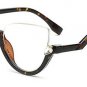 2017 Cat Eye Sunglasses Brand Designer Vintage Half Frame Protection Sun Glasses for Women Sexy Sung