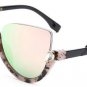 2017 Cat Eye Sunglasses Brand Designer Vintage Half Frame Protection Sun Glasses for Women Sexy Sung