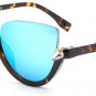 2017 Cat Eye Sunglasses Brand Designer Vintage Half Frame Protection Sun Glasses for Women Sexy Sung