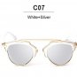 Cat Eye Mirror Celebrity Sunglasses Classic Superstar Women Or Men Italy Real UV400 Sun Glasses Bra
