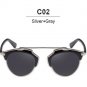 Cat Eye Mirror Celebrity Sunglasses Classic Superstar Women Or Men Italy Real UV400 Sun Glasses Bra
