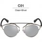 Cat Eye Mirror Celebrity Sunglasses Classic Superstar Women Or Men Italy Real UV400 Sun Glasses Bra