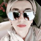 Sweet CITRUS Oversized Aviator Sunglasses Women Men Luxury Brand Designer Eyewear Sun Glasses For Fe
