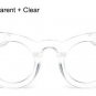 SHAUNA 9 Colors Classic Women Cateye Sunglasses Fashion Ladies Double Colors Frame Gradient/Clear Le