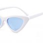 Black Small Triangle Cat Eye Frame Sunglasses Women UV400 Retro White Vintage Female Sun glasses Red