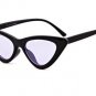 Black Small Triangle Cat Eye Frame Sunglasses Women UV400 Retro White Vintage Female Sun glasses Red
