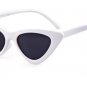 Black Small Triangle Cat Eye Frame Sunglasses Women UV400 Retro White Vintage Female Sun glasses Red