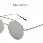 VictoryLip Round Mirror Pink Purple Brand Designer Sunglasses Lady Men Retro Metal Frame UV400 Women