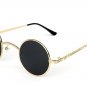 Vazrobe Small Round Steampunk Sunglasses for Men Women Vintage Sun Glasses Men\'s Gothic Goggles Ret