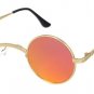 Vazrobe Small Round Steampunk Sunglasses for Men Women Vintage Sun Glasses Men\'s Gothic Goggles Ret