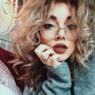 Nerd Vintage Round Glasses Men Women Metal Frame With Clear Lens Transparent Harry Potter Eyewear Re