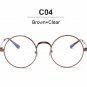 Nerd Vintage Round Glasses Men Women Metal Frame With Clear Lens Transparent Harry Potter Eyewear Re