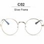 Nerd Vintage Round Glasses Men Women Metal Frame With Clear Lens Transparent Harry Potter Eyewear Re
