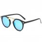 SOJOS Mirror Round Sunglasses Women Brand Designer 2017 Eyewear Color Lens Oval Lunette Sun Glasses