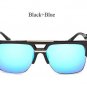 2017 Oversize Square Sunglasses Women Men Vintage Brand Designer UV400 Mirror Clear Transparent Lens