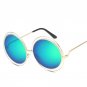 Luxury Round Sunglasses Women Brand Designer 2018 Vintage Retro Oversized Sunglass Female Sun Glasse