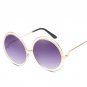 Luxury Round Sunglasses Women Brand Designer 2018 Vintage Retro Oversized Sunglass Female Sun Glasse