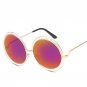 Luxury Round Sunglasses Women Brand Designer 2018 Vintage Retro Oversized Sunglass Female Sun Glasse