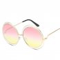 Luxury Round Sunglasses Women Brand Designer 2018 Vintage Retro Oversized Sunglass Female Sun Glasse