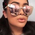 SHAUNA Cool Gothic Sunglasses Crystal Skull Steampunk Sunglasses High Quality Rhinestone Women Men P