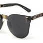 SHAUNA Cool Gothic Sunglasses Crystal Skull Steampunk Sunglasses High Quality Rhinestone Women Men P