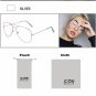 Vintage Metal Frame Eyeglass Clear Lens Sunglasses Women Gold Frame Clear Sun Glasses Retro Transpar