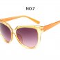 YOOSKE oculos de sol feminino Eyebrow Design Sunglasses Women Fashion Cat Eye Frame Mirror Sun Glass