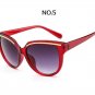 YOOSKE oculos de sol feminino Eyebrow Design Sunglasses Women Fashion Cat Eye Frame Mirror Sun Glass