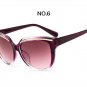 YOOSKE oculos de sol feminino Eyebrow Design Sunglasses Women Fashion Cat Eye Frame Mirror Sun Glass