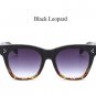 women Cateye Sunglasses Brand Designer Cat Eye Sun Glasses Female Fashion 2017 New Retro Rivet Gradi
