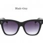 women Cateye Sunglasses Brand Designer Cat Eye Sun Glasses Female Fashion 2017 New Retro Rivet Gradi