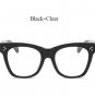 women Cateye Sunglasses Brand Designer Cat Eye Sun Glasses Female Fashion 2017 New Retro Rivet Gradi