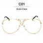 New Fashion Women Oversized Aviation Uv400 Sunglasses Lady Men cat eye sunglasses Brand Designer Cle