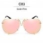 New Fashion Women Oversized Aviation Uv400 Sunglasses Lady Men cat eye sunglasses Brand Designer Cle