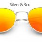 2016 retro round sunglasses women men brand designer sun glasses for women Alloy mirror sunglasses r
