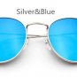 2016 retro round sunglasses women men brand designer sun glasses for women Alloy mirror sunglasses r