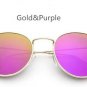 2016 retro round sunglasses women men brand designer sun glasses for women Alloy mirror sunglasses r
